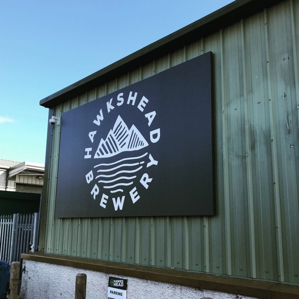 Hawkshead Brewery sign